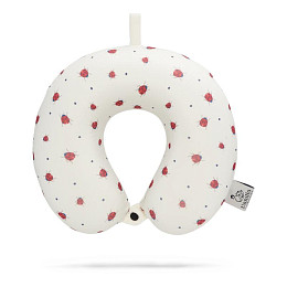 Детская подушка-подголовник для путешествий Vanilla Copenhagen "Lady Lovebug", молочная